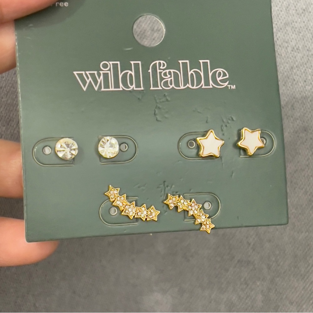 Wild Fable Star Stud Earring Set